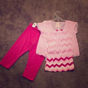 Girls capri set